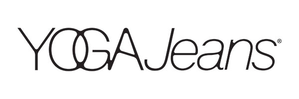 logo yoga jeans white