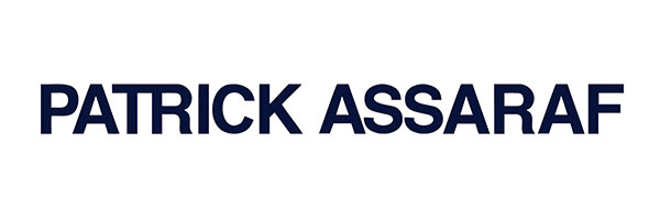logo patrick assaraf white