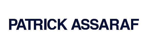 logo patrick assaraf white